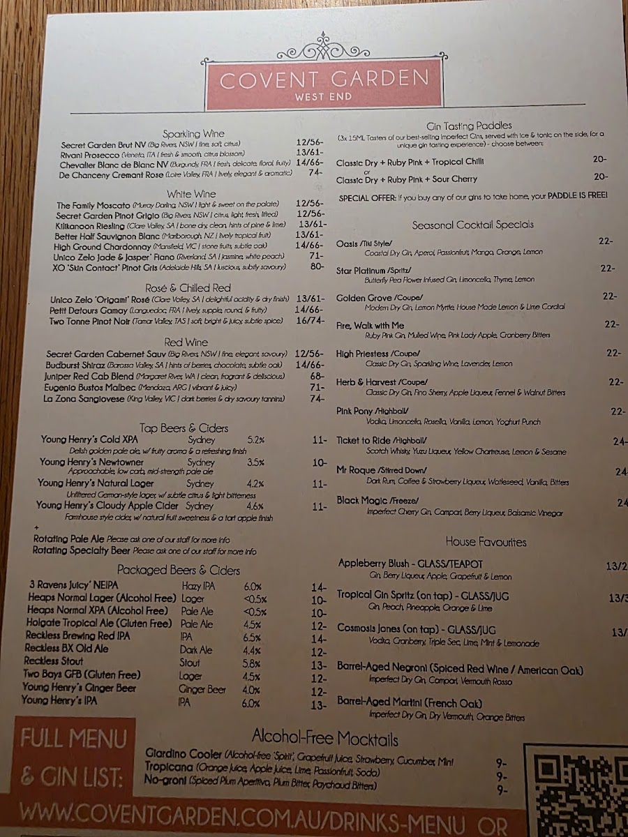 Covent Garden - Gin Bar & Restaurant photo 2