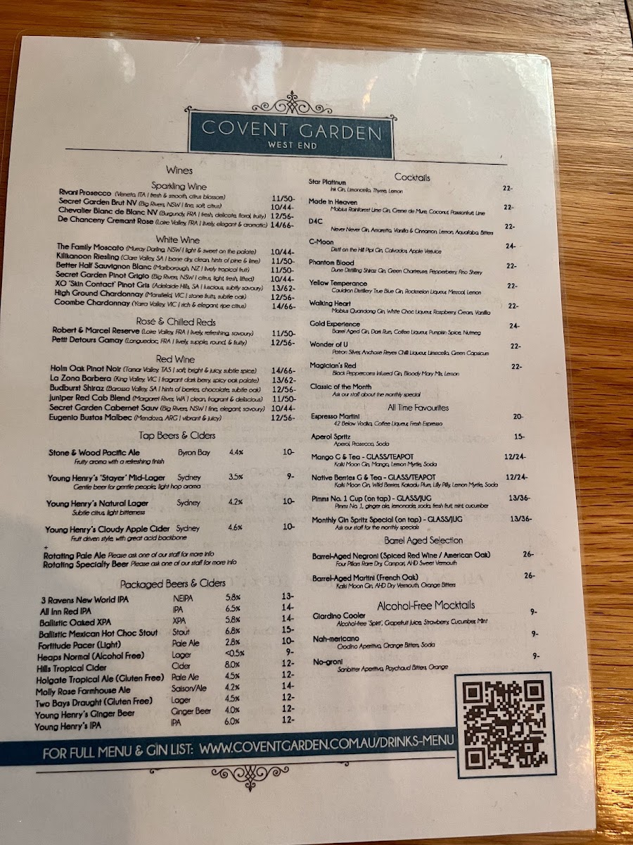 Covent Garden - Gin Bar & Restaurant photo 6